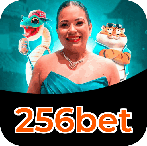 Interface do aplicativo 256bet mostrando jogos disponíveis no iOS e Android
